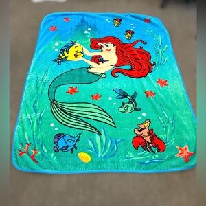 Disney Princess The Little Mermaid Y2K Fleece Blanket 61”x79.5”